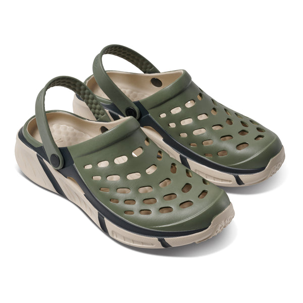 Trekking Clog Adults - Block Light Sage/Beige