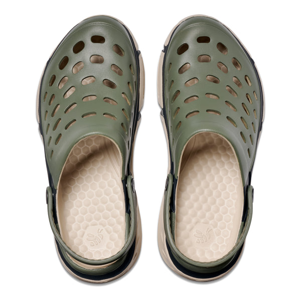 Trekking Clog Adults - Block Light Sage/Beige
