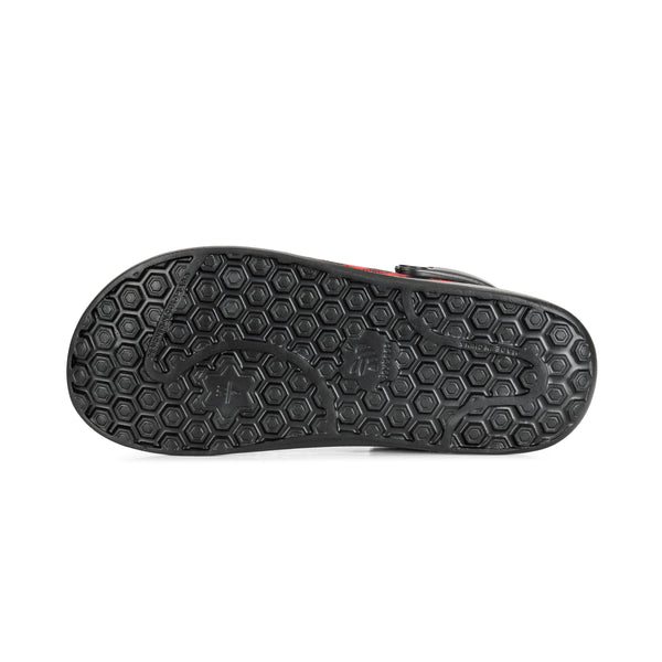 Varsity Clog - Textile Black/Red Check Overlay