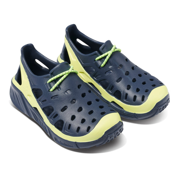 Chaussure de randonnée pour enfants - Block True Navy / Safety Yellow