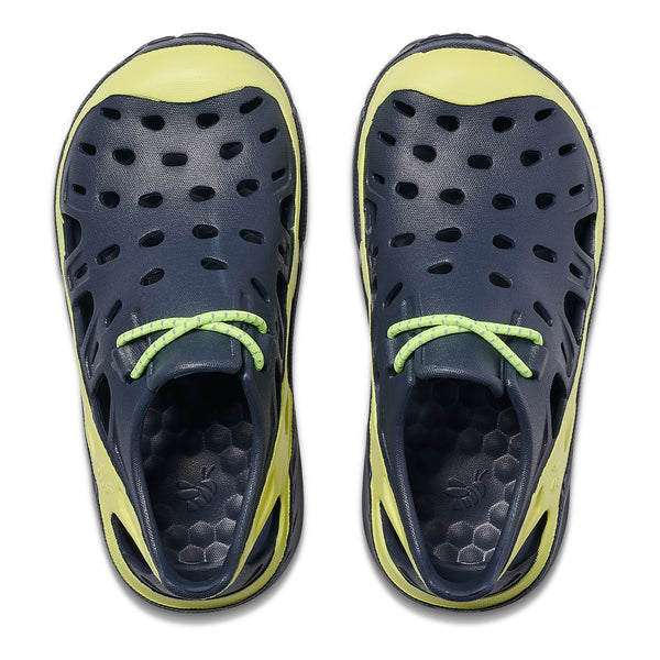Chaussure de randonnée pour enfants - Block True Navy / Safety Yellow