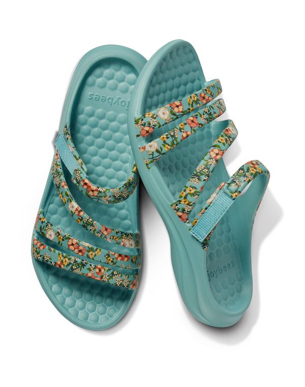 Lakeshore Sandal - Graphic Spring Floral / Marina