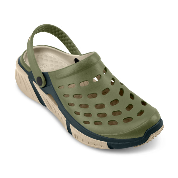 Trekking Clog Adults - Dusty Olive/Charcoal