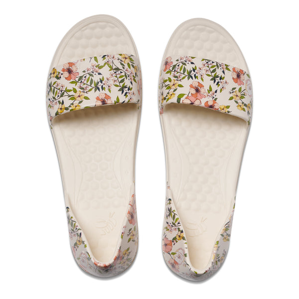 Friday Flat - Bone Summer Floral