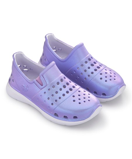 Kids' Splash Sneaker - Graphic Iridescent Purple