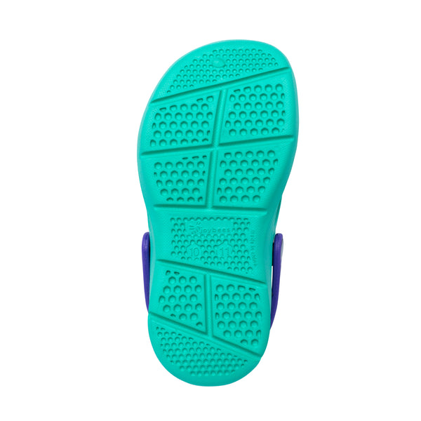 Sabots actifs - Enfants Sarcelle/Violet