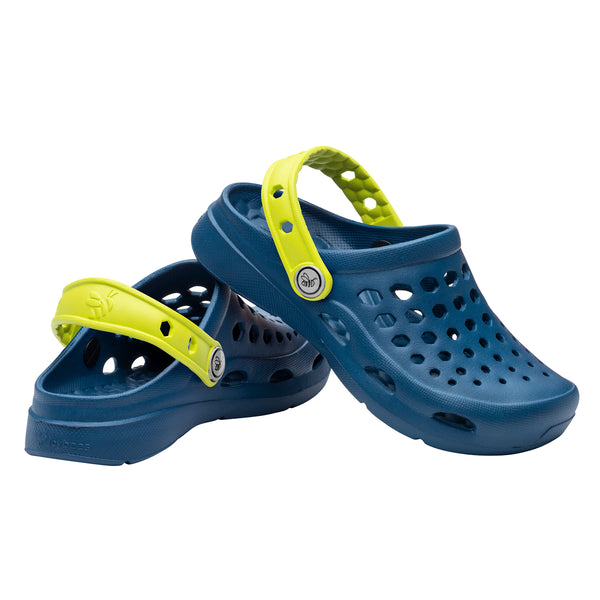  Sabots actifs - Enfants Marine/Agrumes