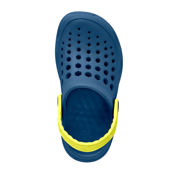  Sabots actifs - Enfants Marine/Agrumes