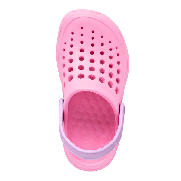 Sabots actifs - Enfants Rose Pale/Lavande