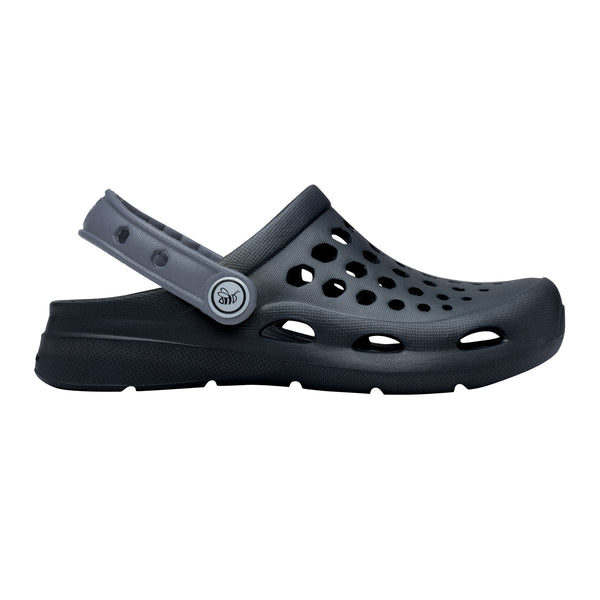 Plain black crocs sale