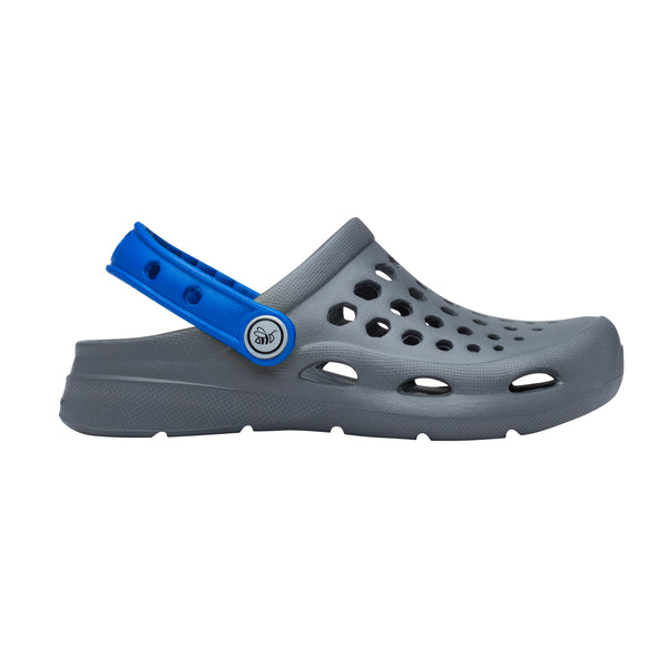 Kids' Active Clog - Charcoal / Sport Blue