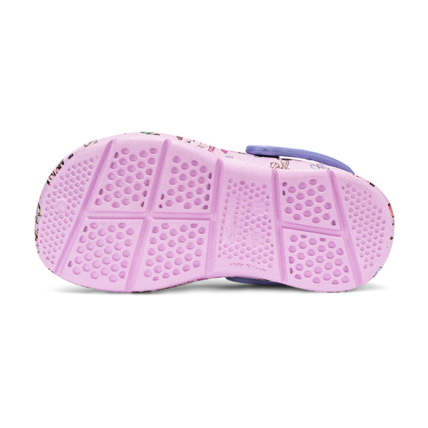 Kids' Active Clog - Graphic Lavender Butterfly