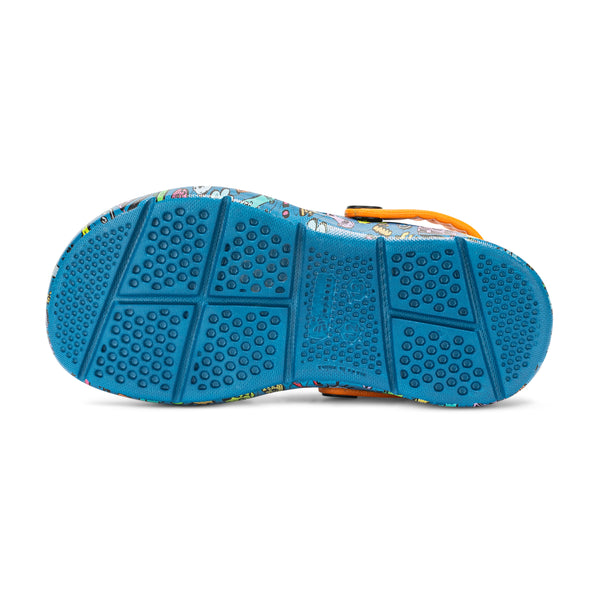 Kids' Active Clog - Graphic Midnight Teal Skateboard
