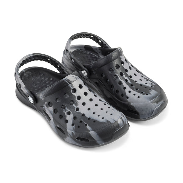 Active Clog Adults - Graphic Black/Charcoal Marbled