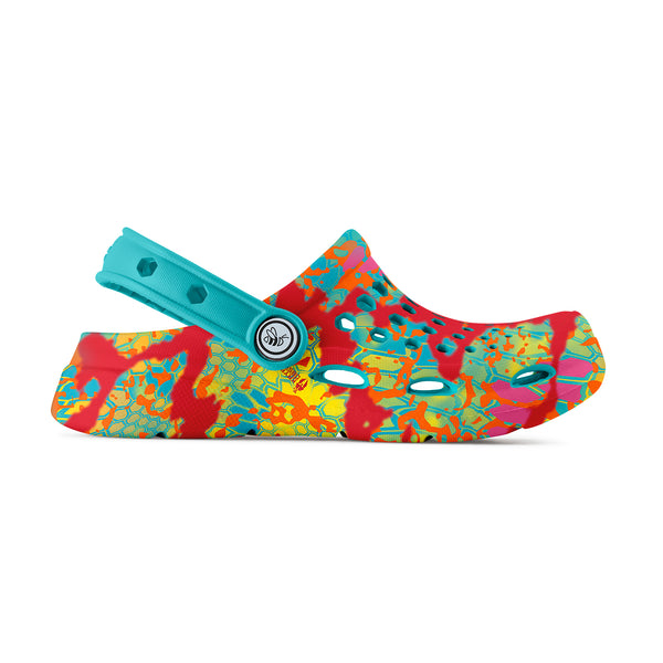 Sabot actif pour enfants - Kryptek Loki/Bleu Baltique