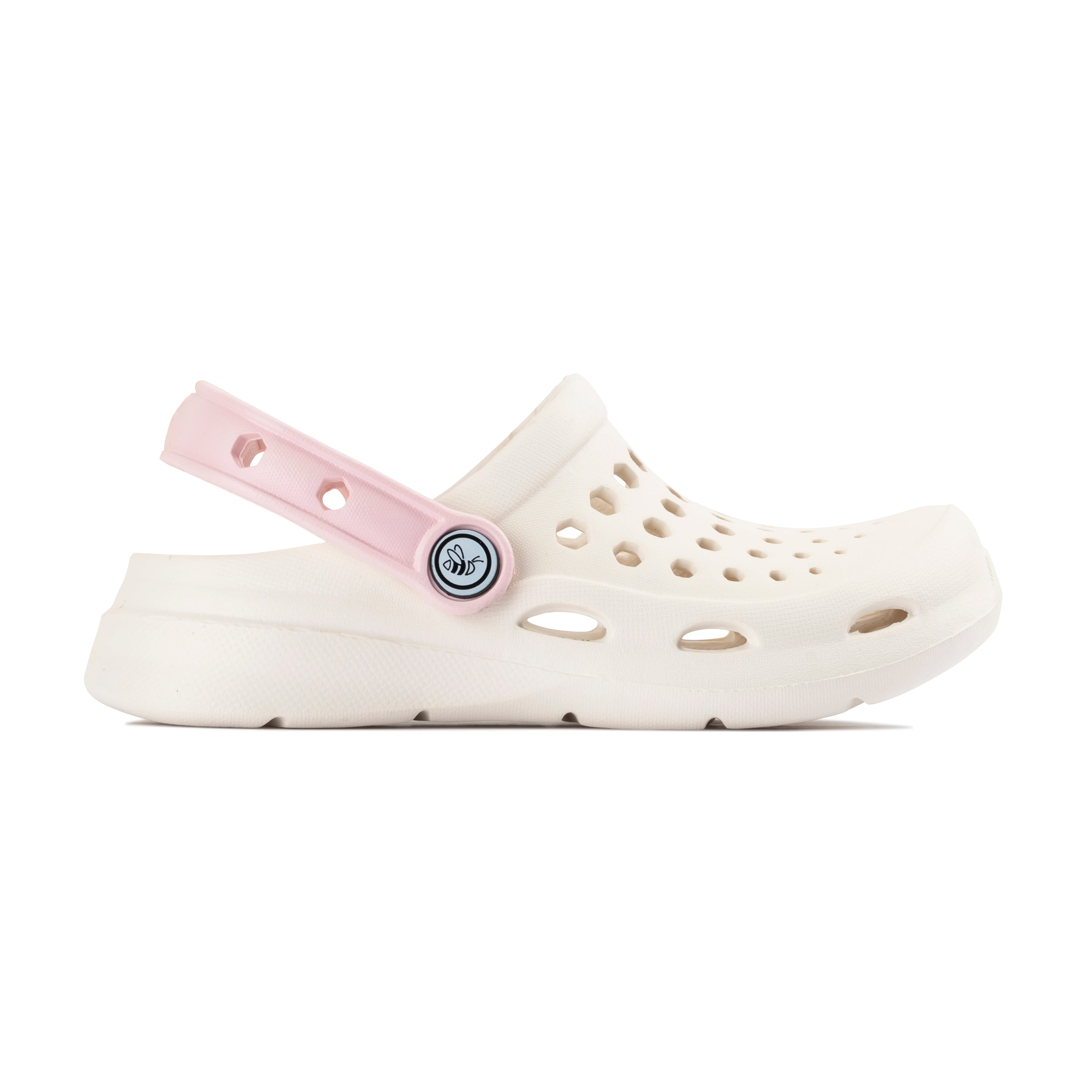 Kids Active Clog Bone Pale Pink Joybees Footwear Canada