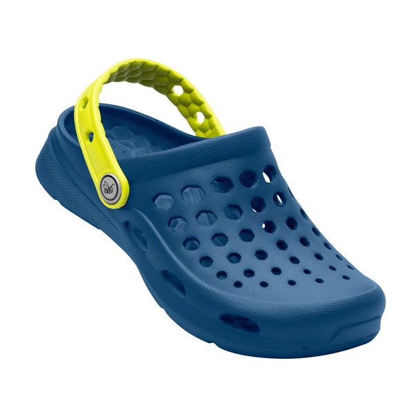  Sabots actifs - Enfants Marine/Agrumes