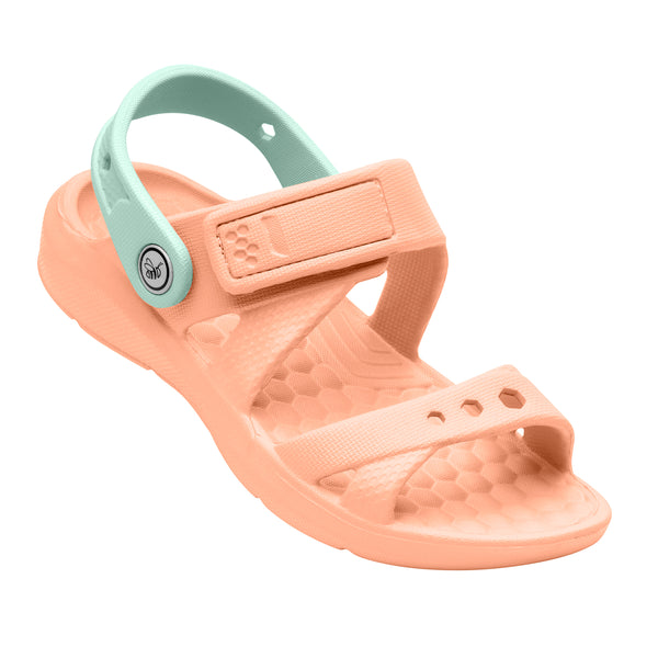 Sandale d'aventure pour enfants - Melon/Menthe