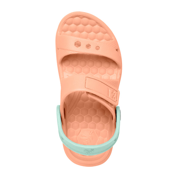 Sandale d'aventure pour enfants - Melon/Menthe