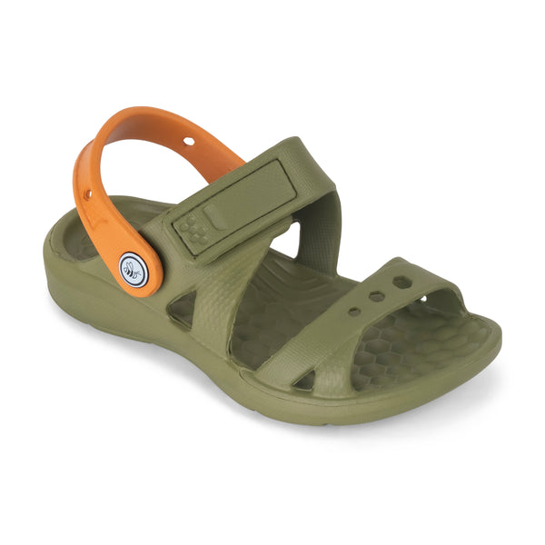 Kids' Adventure Sandal - Olive/Burnt Orange