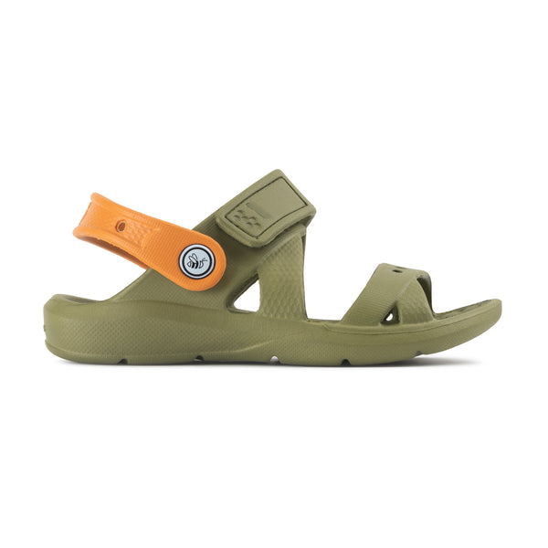 Kids' Adventure Sandal - Olive/Burnt Orange