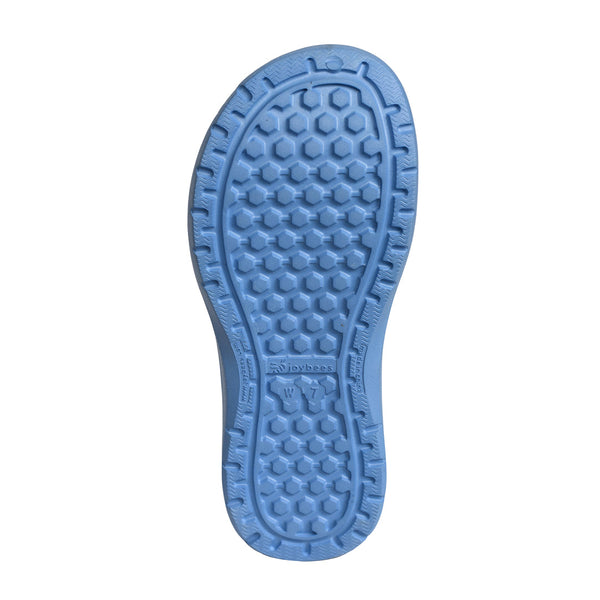 Sabot doublé douillet - Bleu clair/naturel