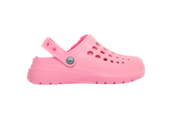 Sabot doublé confortable pour enfants - Rose doux/rose sportif