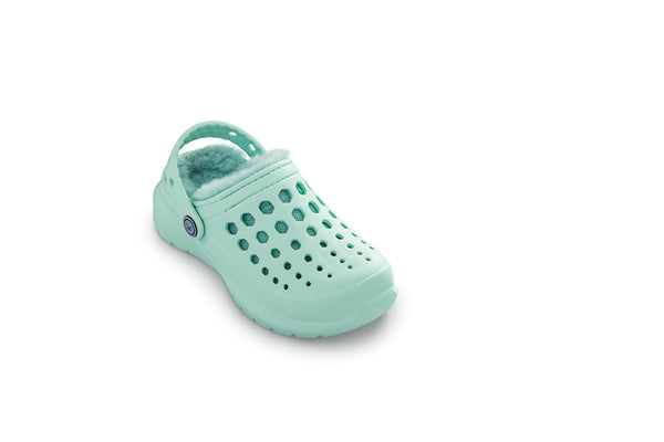 Kids' Cozy Lined Clog - Mint Julep/Ice Blue