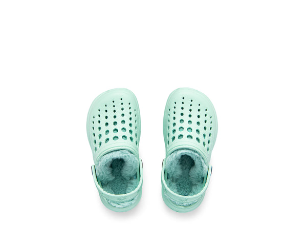 Kids' Cozy Lined Clog - Mint Julep/Ice Blue