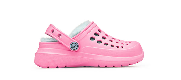 Sabot doublé confortable pour enfants - Rose pâle/corail 