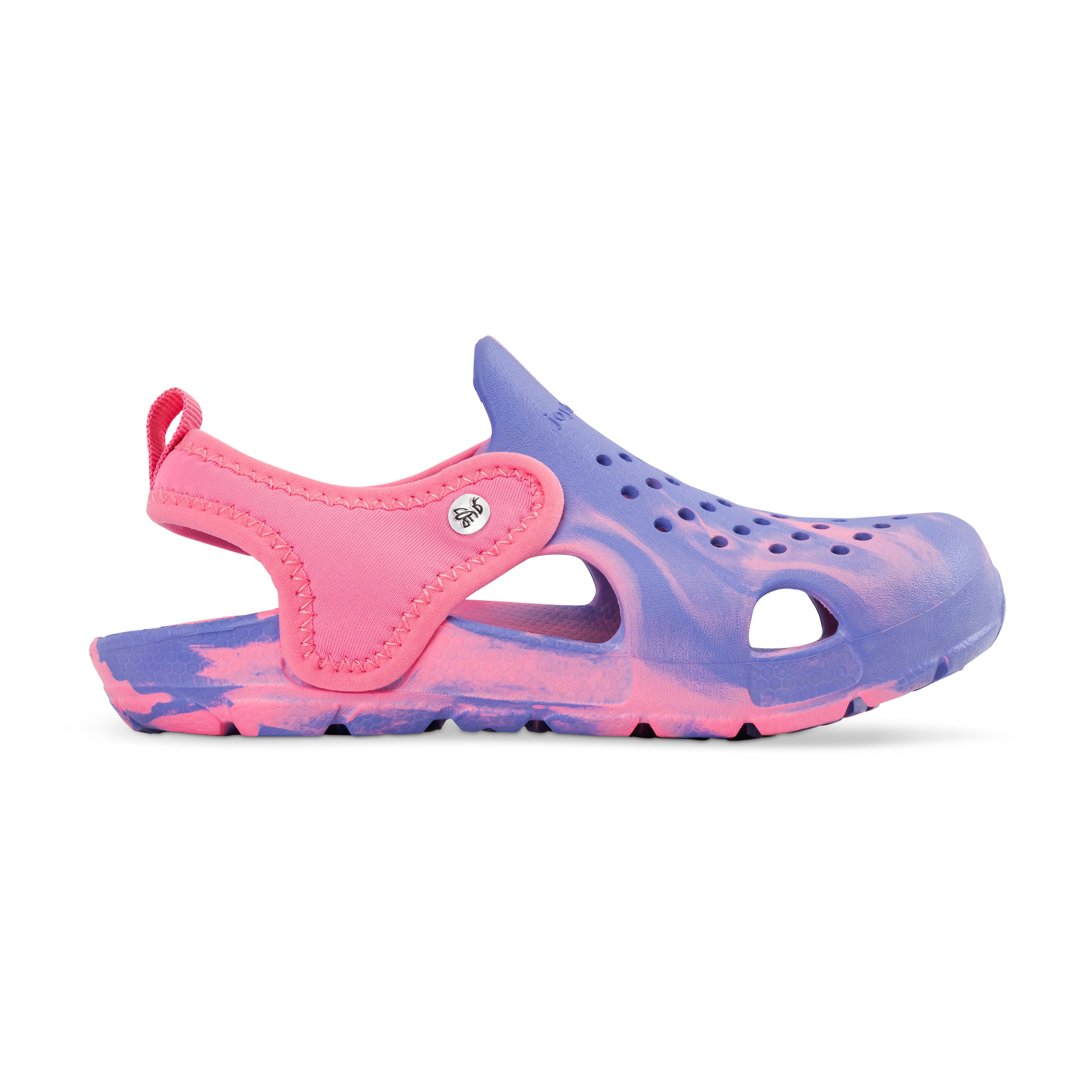 JOYBEES Kids Creek Sandal Blue Iris Soft Pink Marbled C13