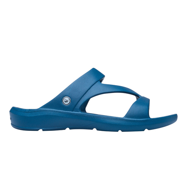 Navy blue on sale and white sandals