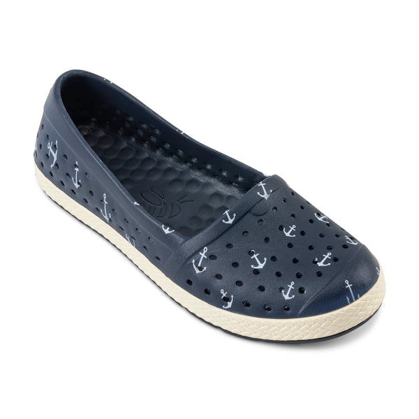 Espadrille Adults - Graphic True Navy Nautical Anchors