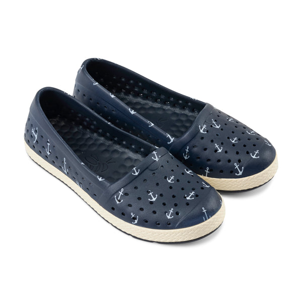 Espadrille Adults - Graphic True Navy Nautical Anchors