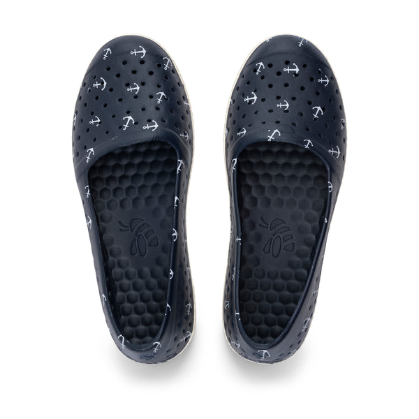 Espadrille Adults - Graphic True Navy Nautical Anchors
