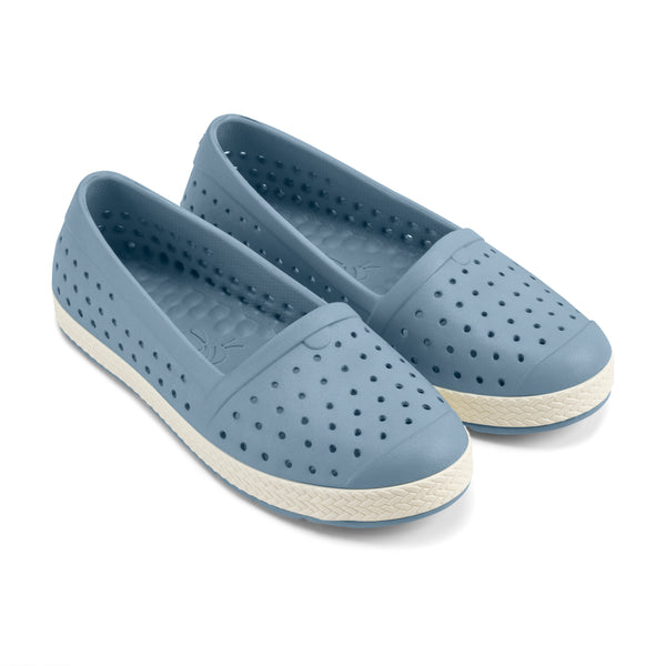 Espadrille Adults - Dusty Blue/Bone