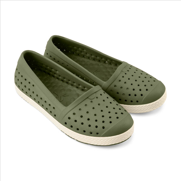 Espadrille Adults - Dusty Olive/Bone