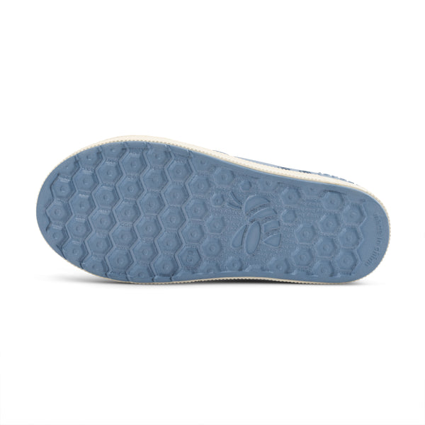 Kids' Espadrille - Dusty Blue/Bone