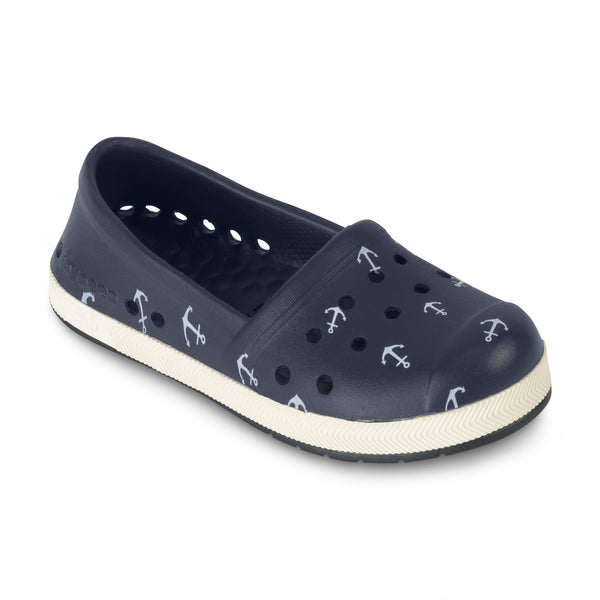 Espadrille pour enfant - Ancres nautiques graphiques True Navy
