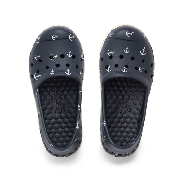 Espadrille pour enfant - Ancres nautiques graphiques True Navy