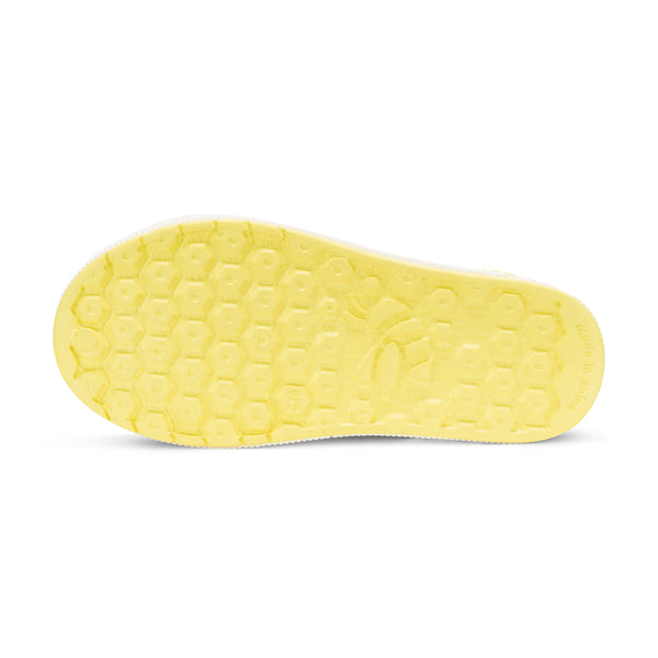 Espadrille pour enfant - Iris jaune/os