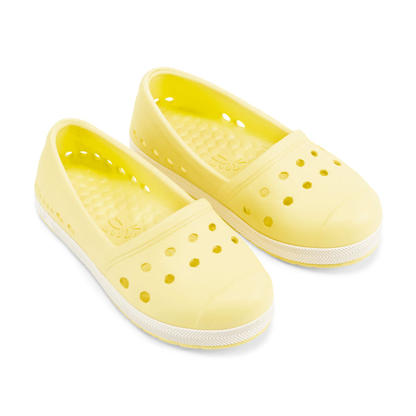 Espadrille pour enfant - Iris jaune/os