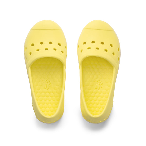 Espadrille pour enfant - Iris jaune/os