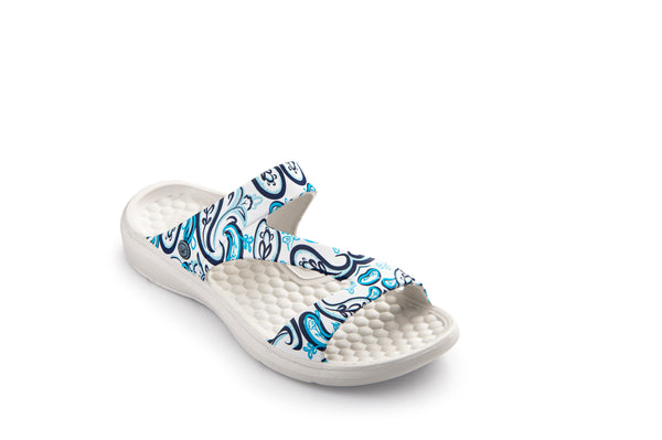 Everyday Sandal - Graphic Light Grey Paisley