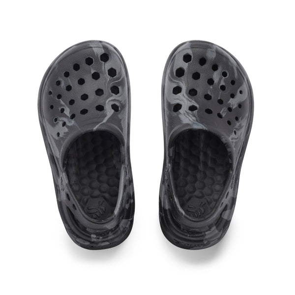 Sabot Explorer pour enfants - Marbre noir/anthracite