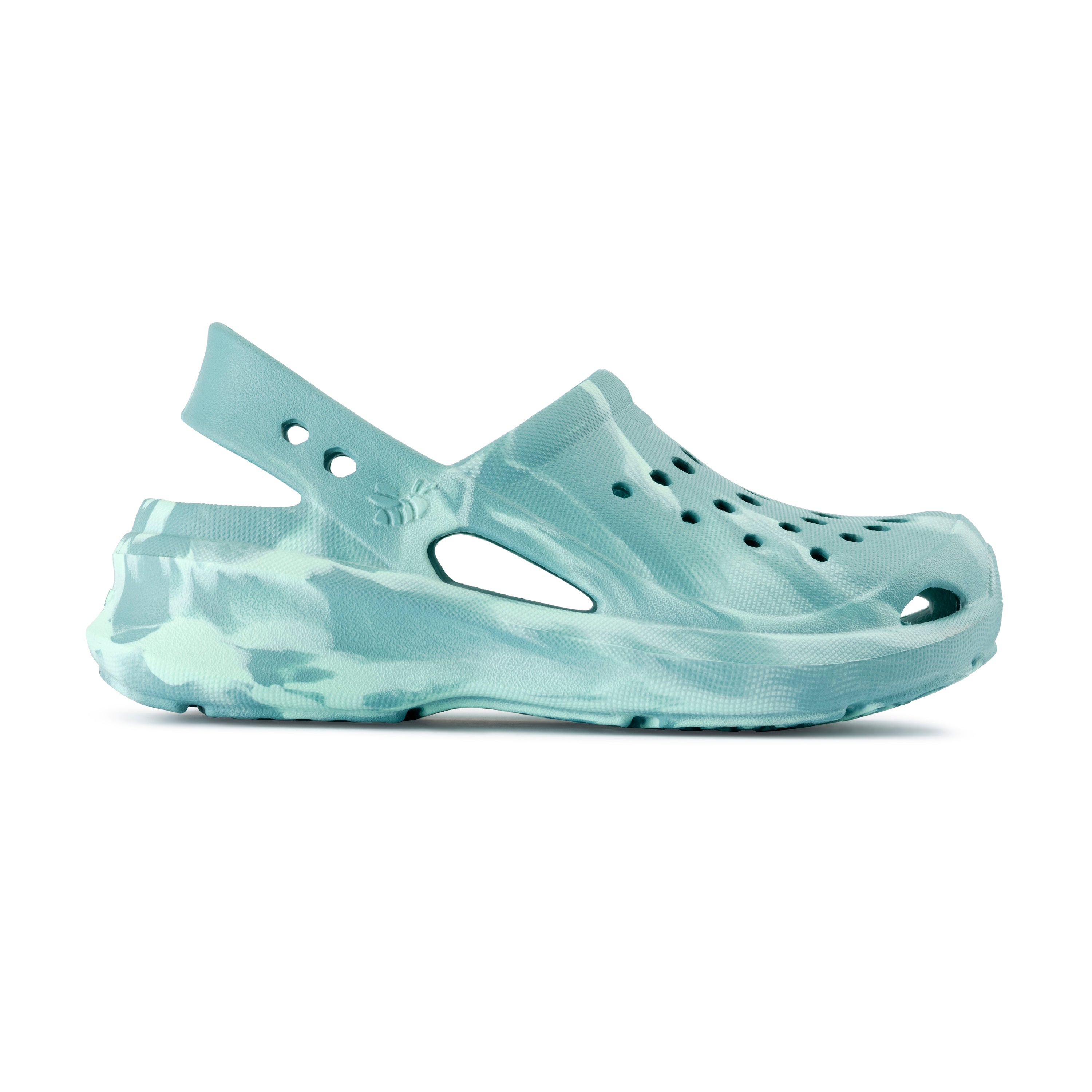 Kids Explorer Clog Marble Marina Mint Julep Joybees Footwear Canada