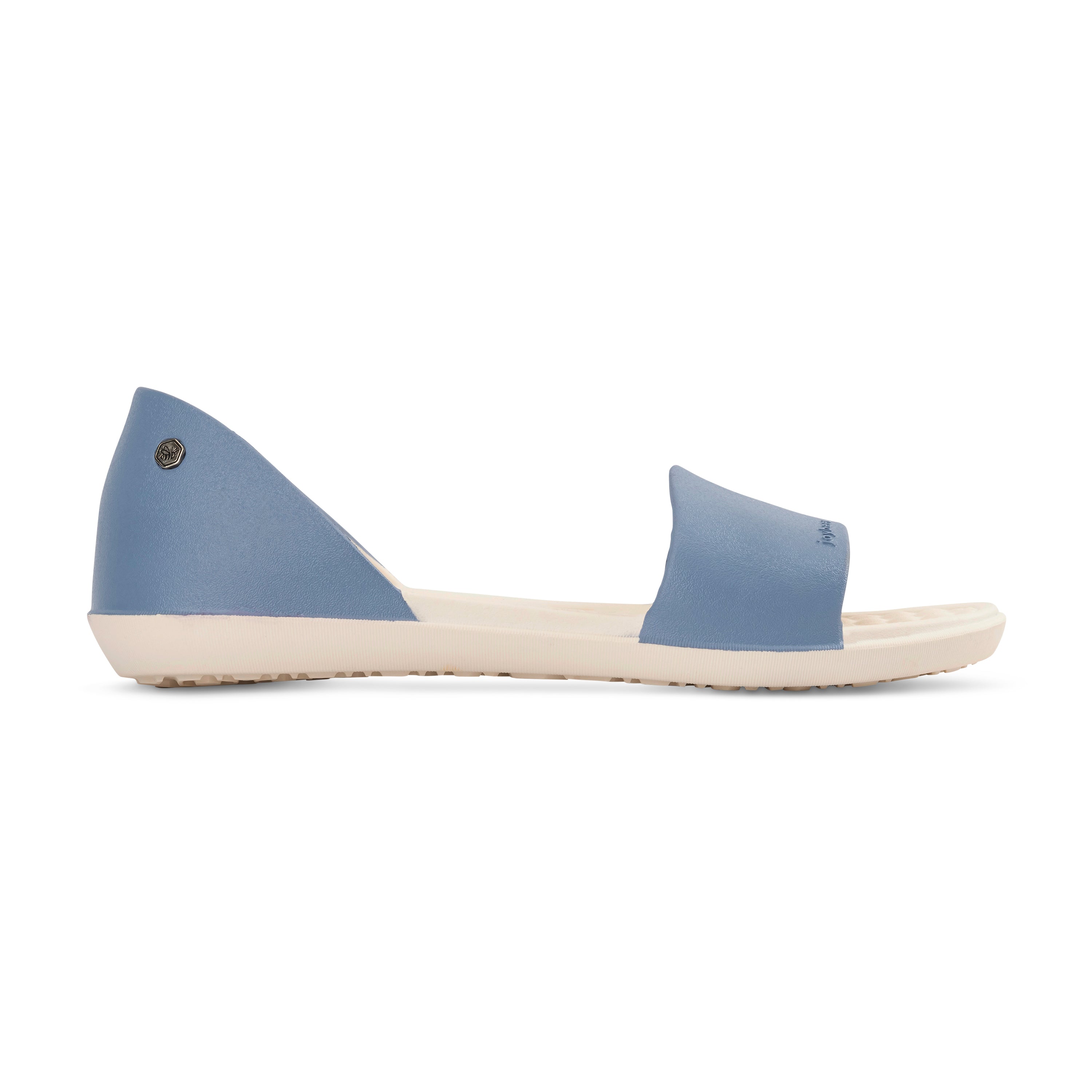Joybees Women s Friday Flat Graphic Dusty Blue Bone W8