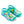 Load image into Gallery viewer, Kids&#39; Active Clog Graphic - Island Aqua Washed Tie Dye
