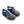 Load image into Gallery viewer, Kids&#39; Creek Sandal - Charcoal/Sport Blue
