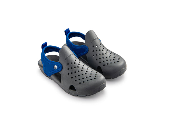 Sandale Creek pour enfants - Anthracite/Bleu sport